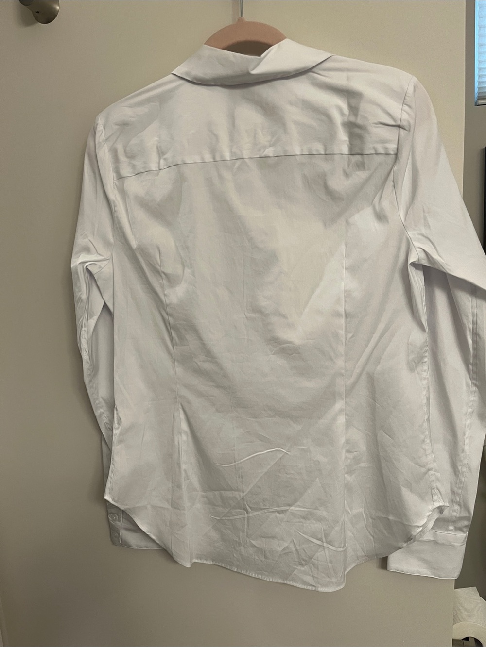 SPANX White Women's Button-Front Dress Shirt - Picture 4 of 4